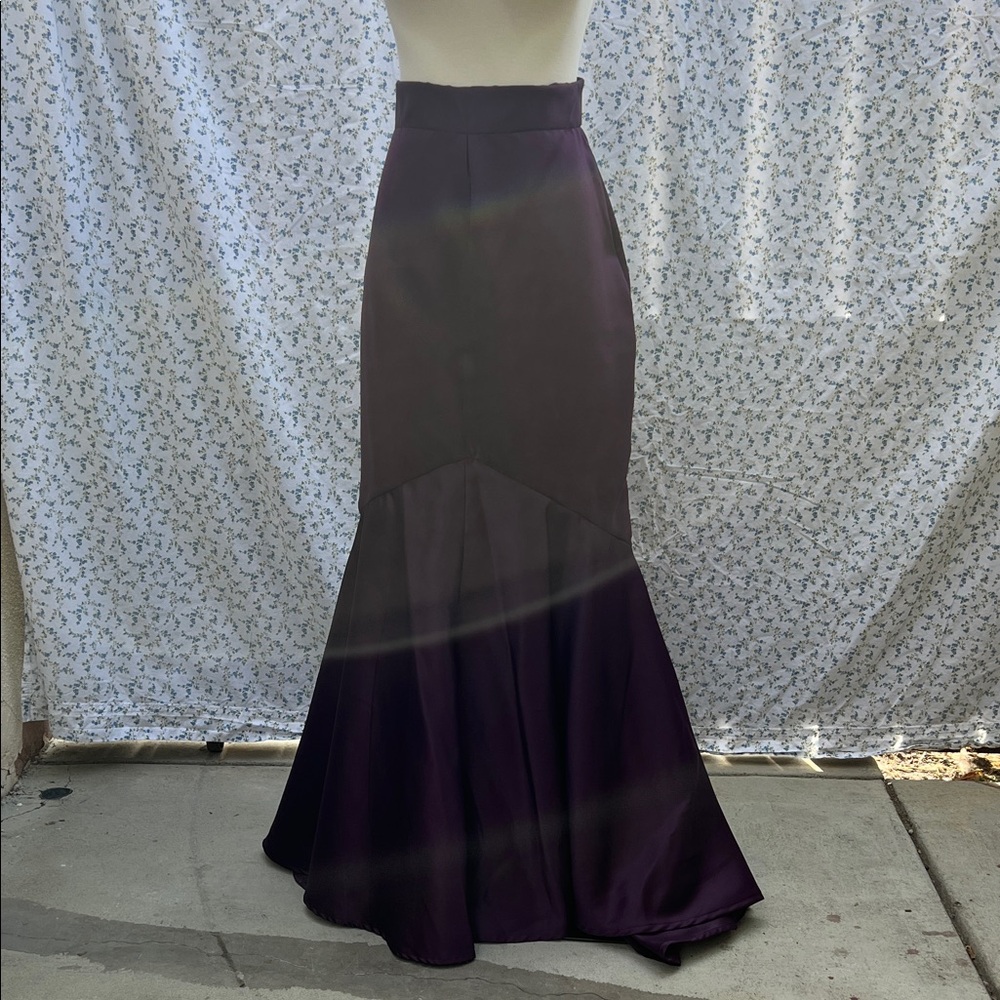 Handcrafted Elegant Purple Women's Skirt